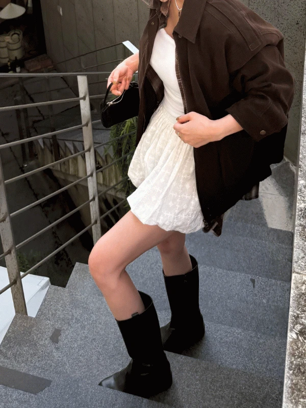 펀칭 벌룬 팬츠