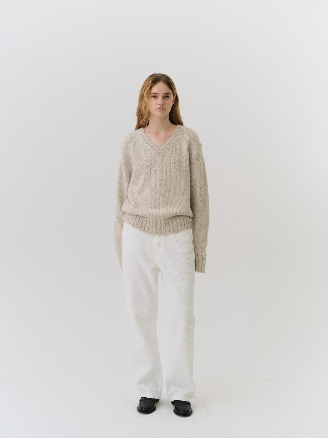 [Exclusive] Amor damage denim (off white)