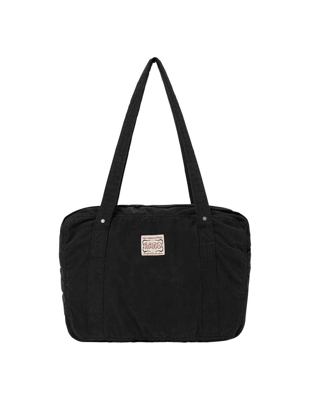 Washed Tote Bag Black