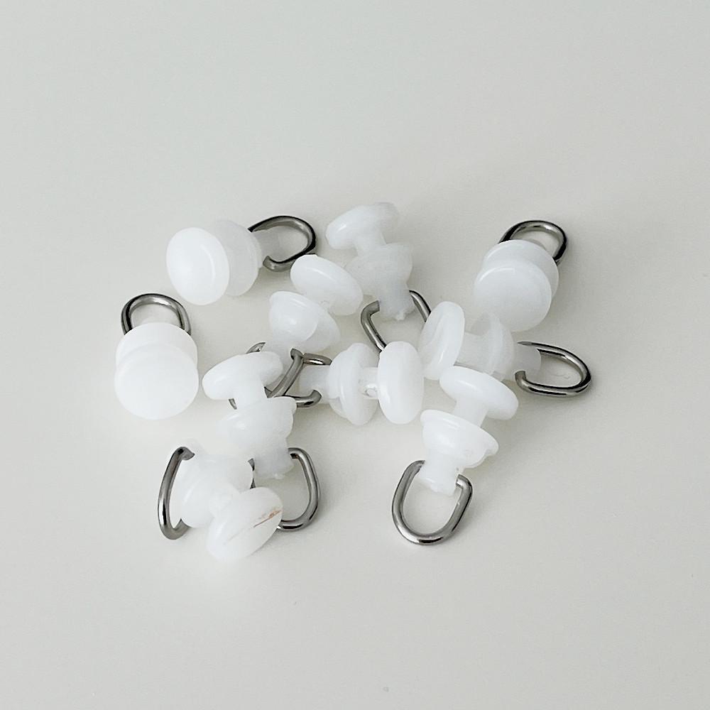 라벤더룸 못없이 붙이는 커튼 레일 전용 롤러 커넥터