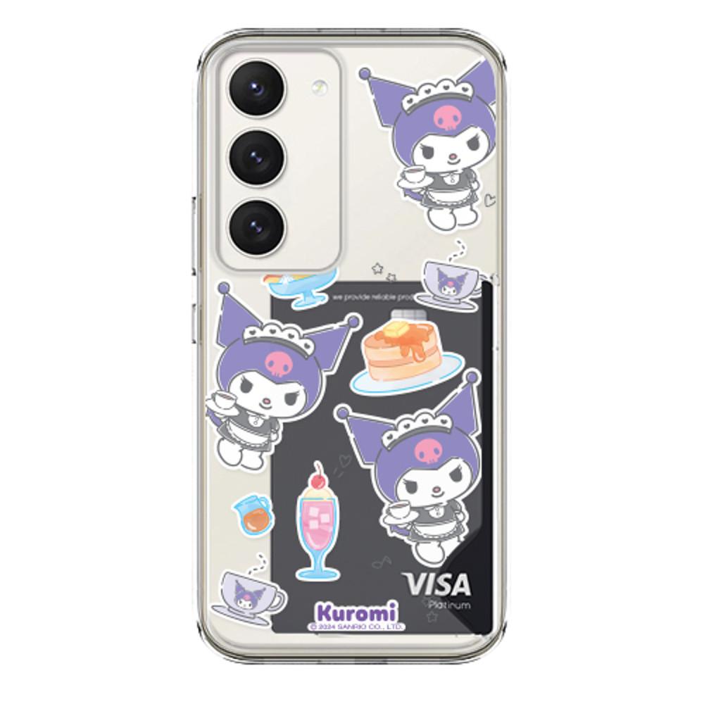 갤럭시S23 카드 케이스 산리오 커피 쿠로미 사이드
