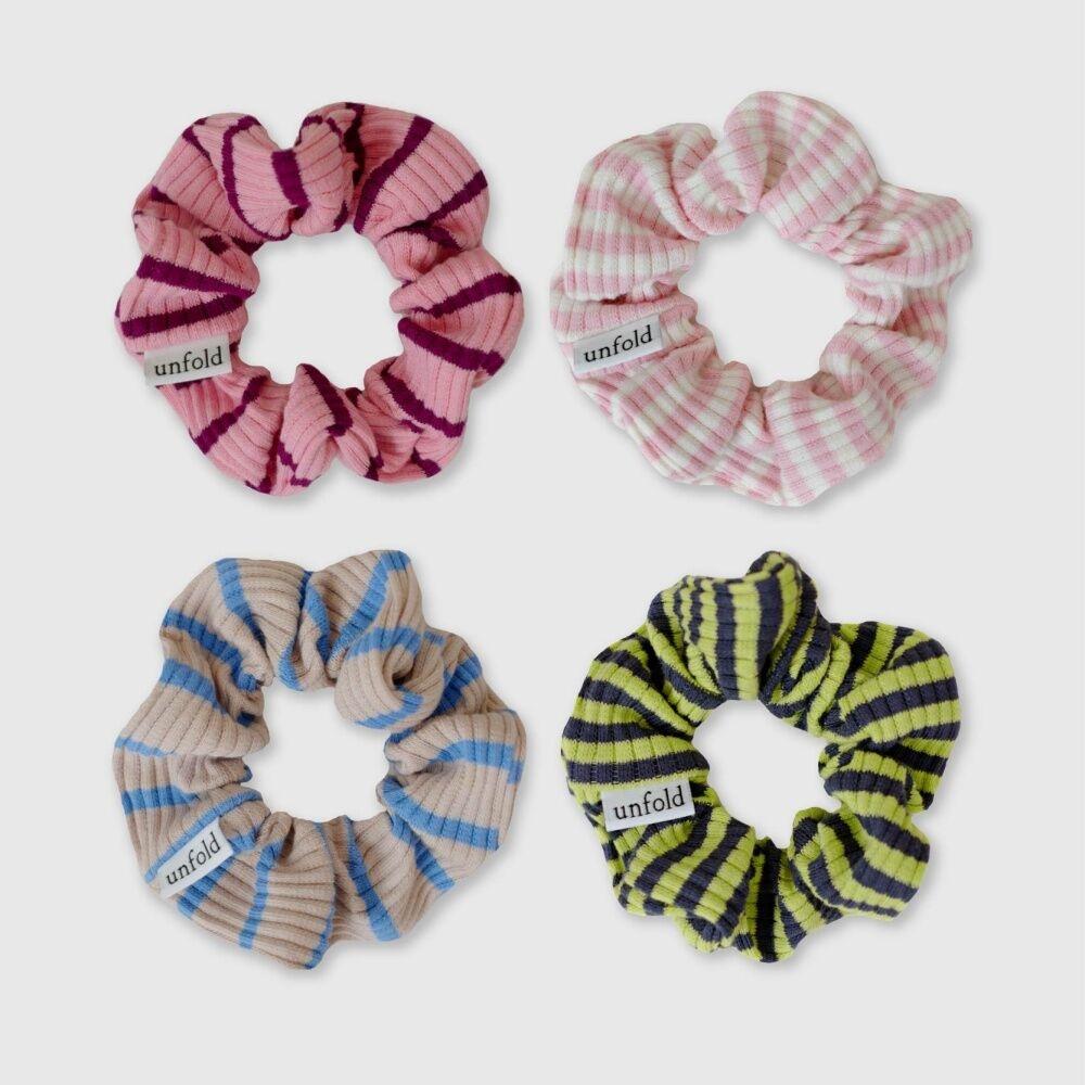 [2차 입고] Stripe scrunchie (4colors)
