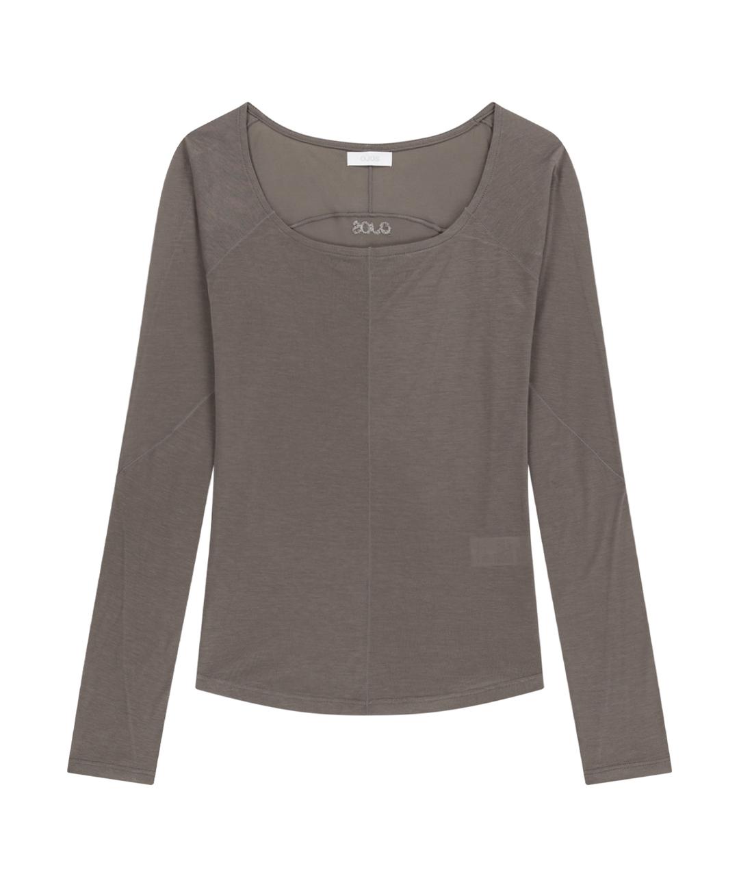 Flatseam Longsleeve Top / Charcoal