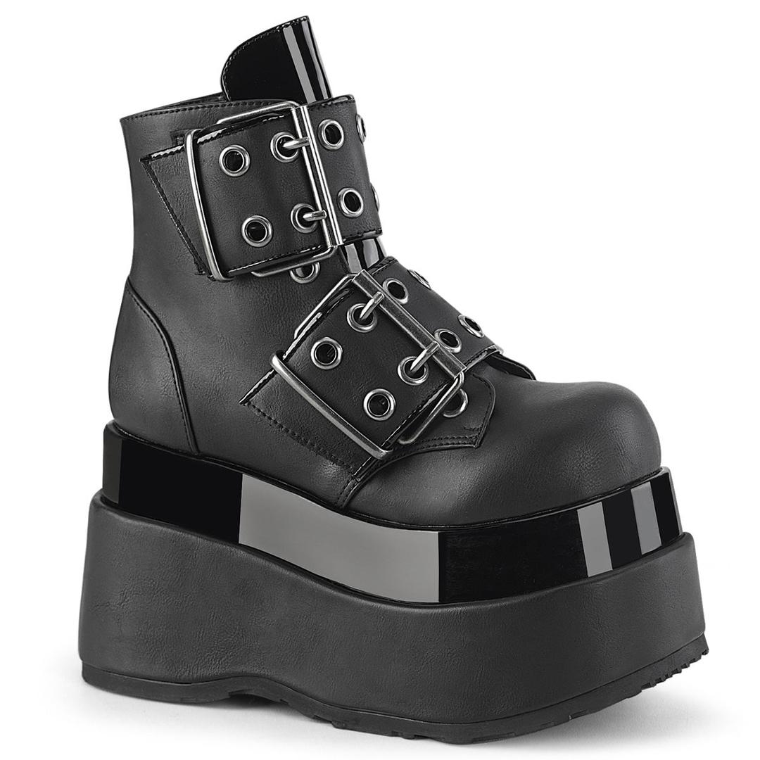 Bear-104 - Black Vegan Leather / 10