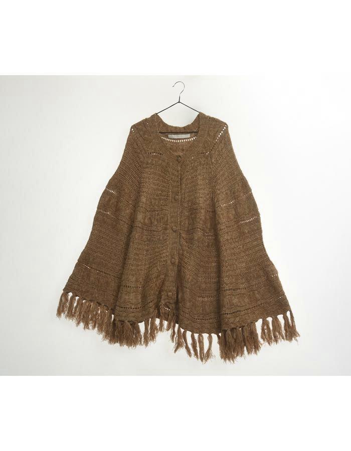 RAY CASSIN 울 니트 케이프 / WOMAN FREE