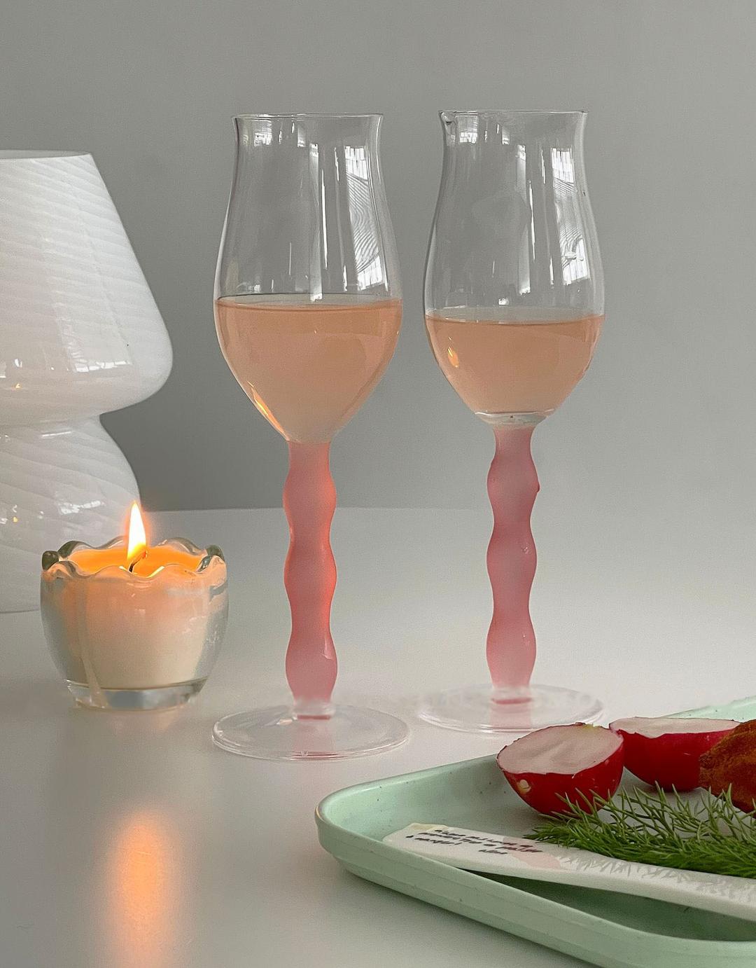 Shinymomo original 무광유리 고블렛잔