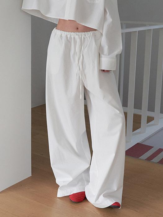 [단독]25SS short serie cotton simple pants