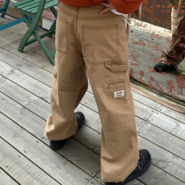 [UNISEX] 카펜더 패치 워크 와이드 팬츠 (5color)