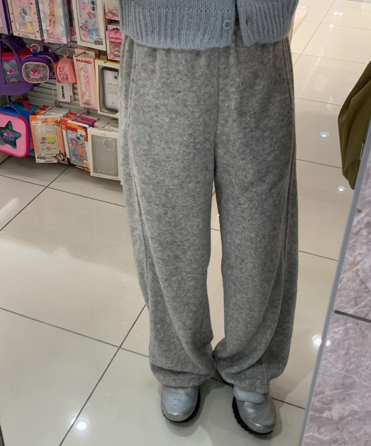 [챠콜 당일출고] [울 15%] 포티 울 팬츠 (4color)