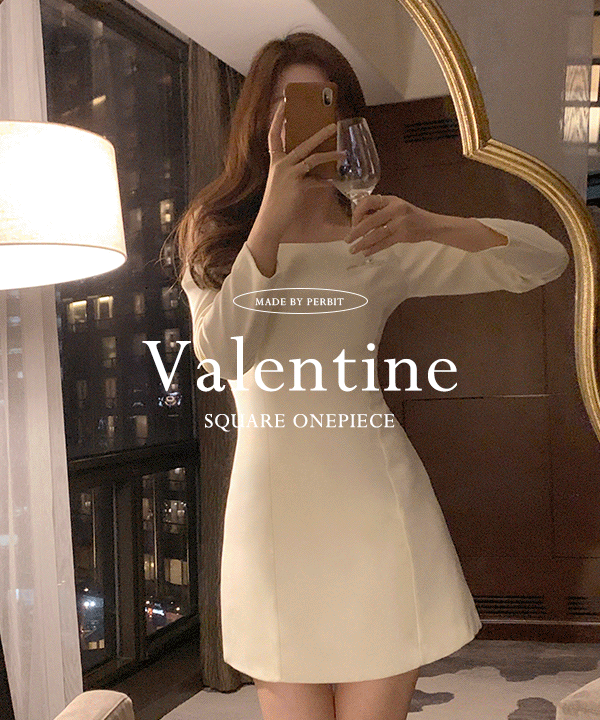 ワンピース BAU by Bride And You ODETTE Square neck Threequarter Sleeve BRIDE AND YOU
