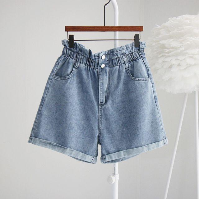 제인준 아델 허리밴딩 하이웨스트 롤업 반바지