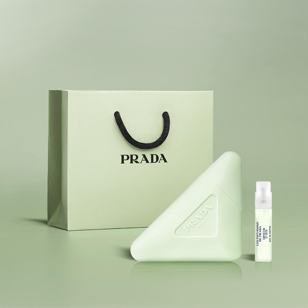 [각인/선물포장] NEW 프라다 핸드 크림 50ML (+레 인퓨전 드 아이리스 1.2ML)