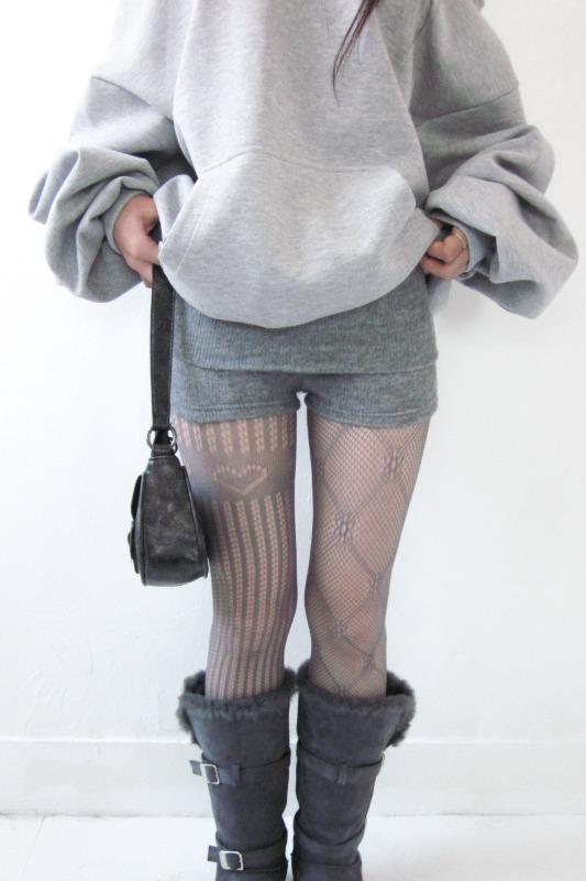 knit fold shorts (2color)