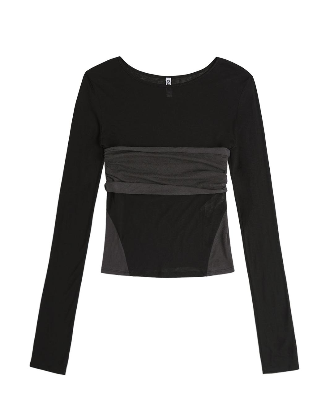 [PREVIEW] Tube Top Layered T-shirt / Black