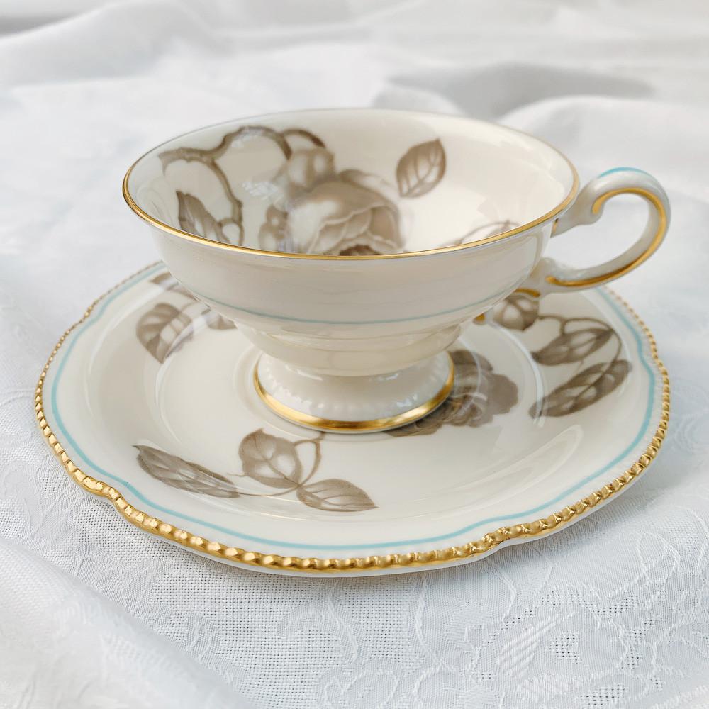 [컨디션할인] 빈티지 캐슬턴 글로리아 컵앤소서 / 커피잔 찻잔세트 Castleton Gloria