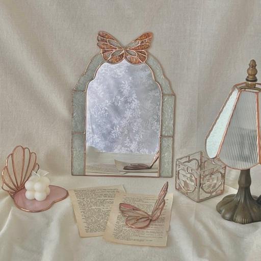 앤틱 빈티지 나비 거울