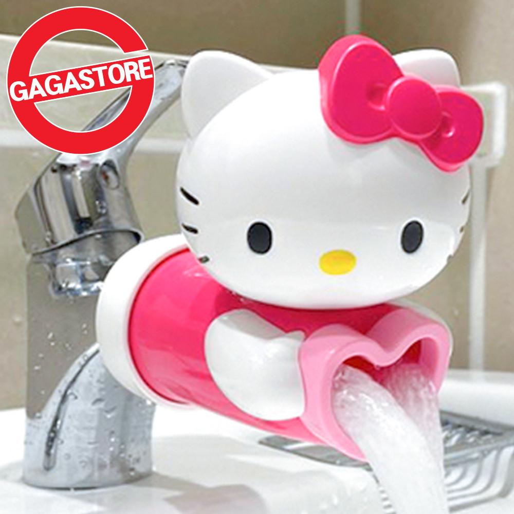 아기세면대 유아세면대 수도꼭지 헬로키티 워시헬퍼 수도꼭지연장 탭