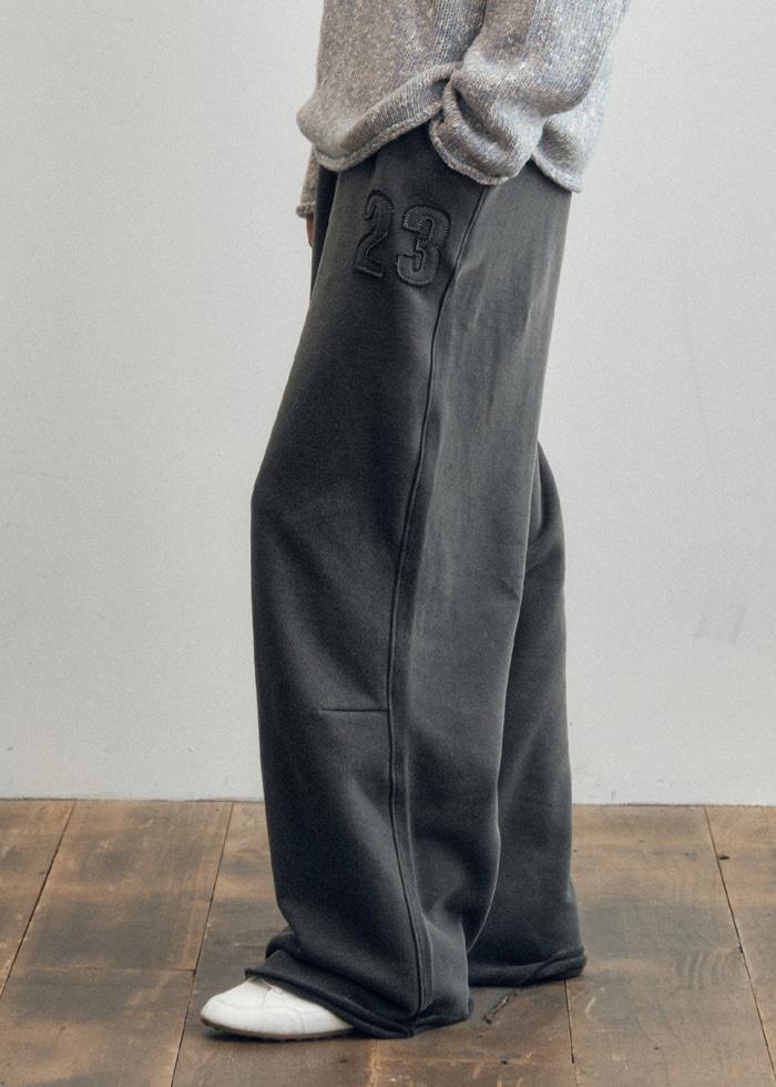 Every Day No.23 Patch Sweat Pants_CTB552(Charcoal)