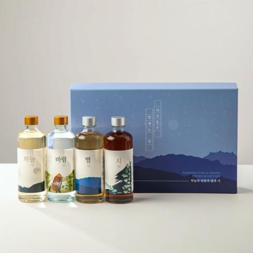 [🌝추석할인] 하늘과바람과별과시 (375ml*4)