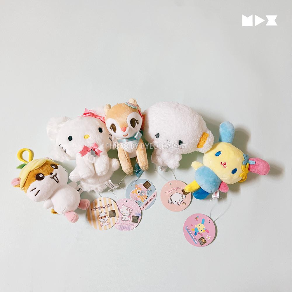 산리오 허밍민트 우사하나 코로코로코리링 코기뮹 챠미키티 가방고리 키홀더 인형 키링 백꾸