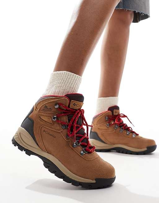 Columbia Newton Ridge Plus waterproof hiking boots in elk tan