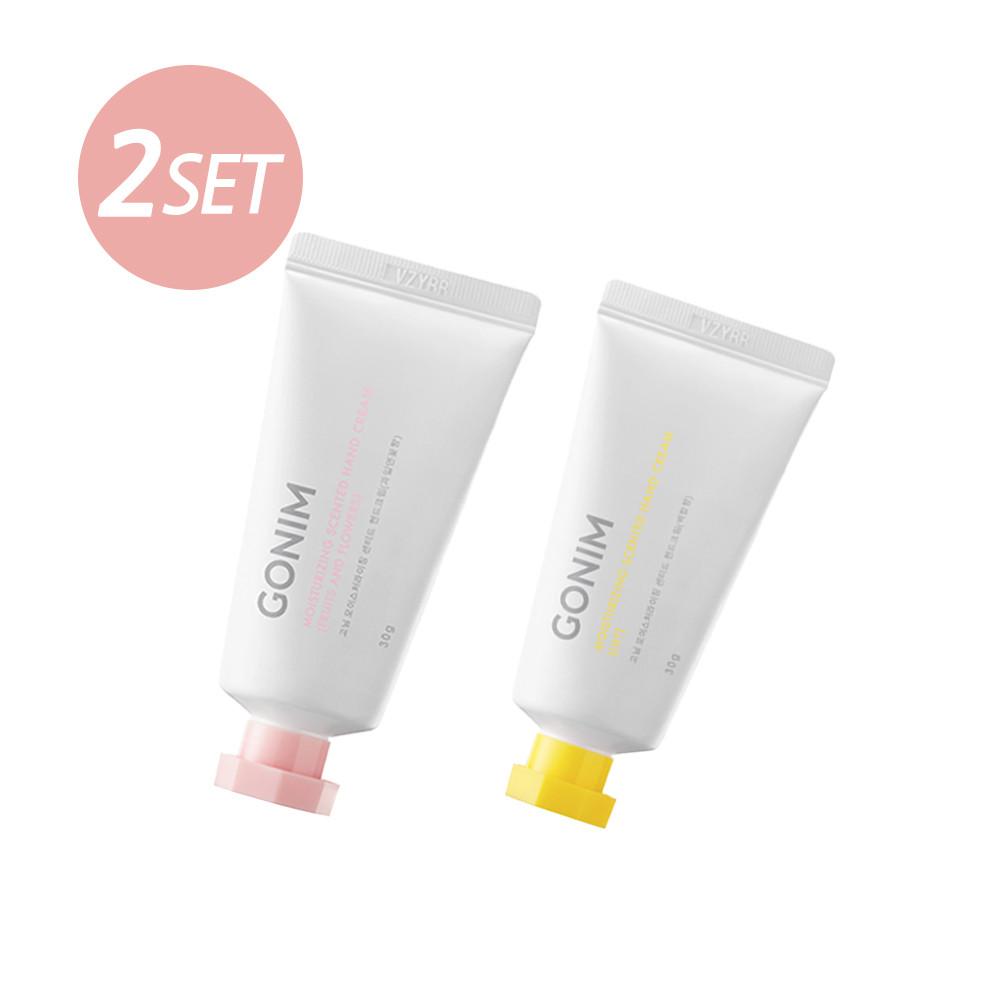 [2SET] 모이스처라이징 센티드 핸드크림 2종