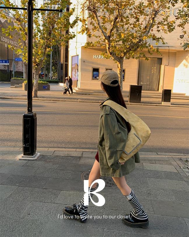 베이델리 [당일출고][26S/S NEW][MADE]플레져 야상 워크 자켓