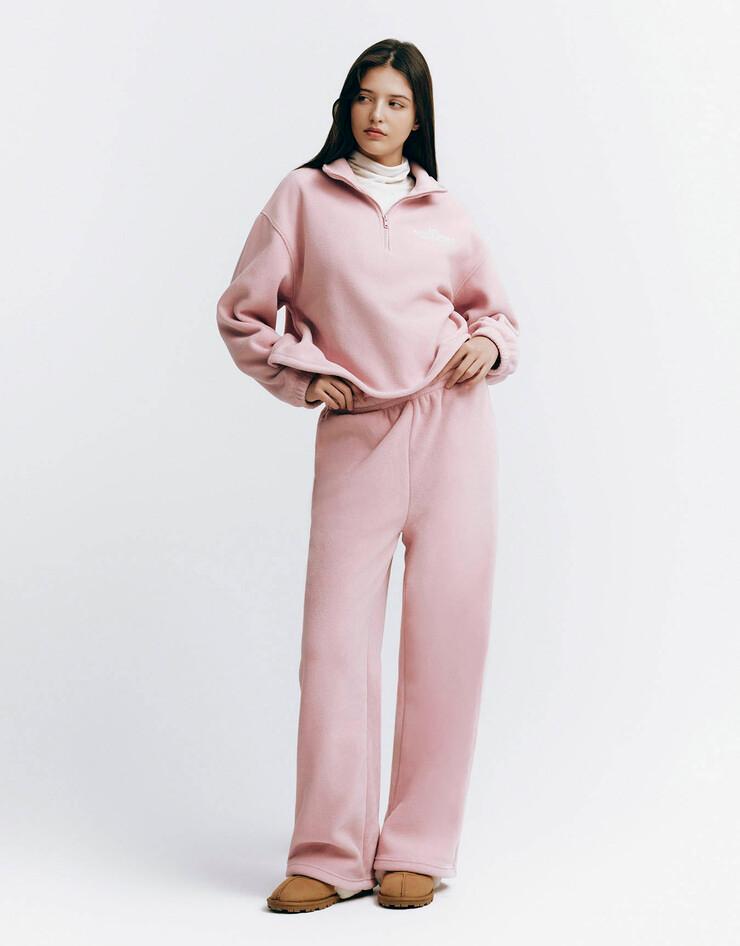 여자 플리스 루즈핏 트레이닝 바지