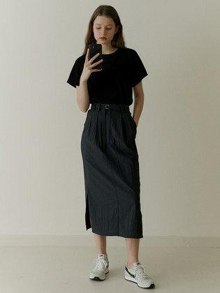 3.64 Belt skirt (Charcoal)
