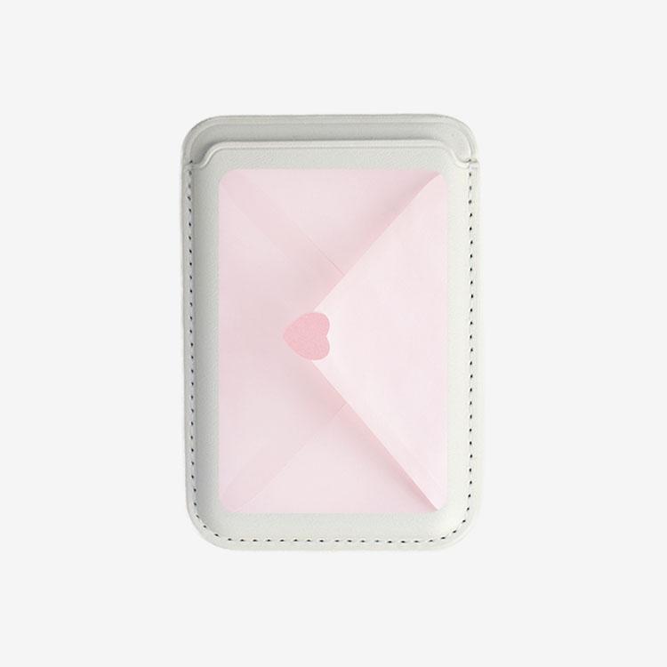 Pink Letter Card Holder (magsafe)