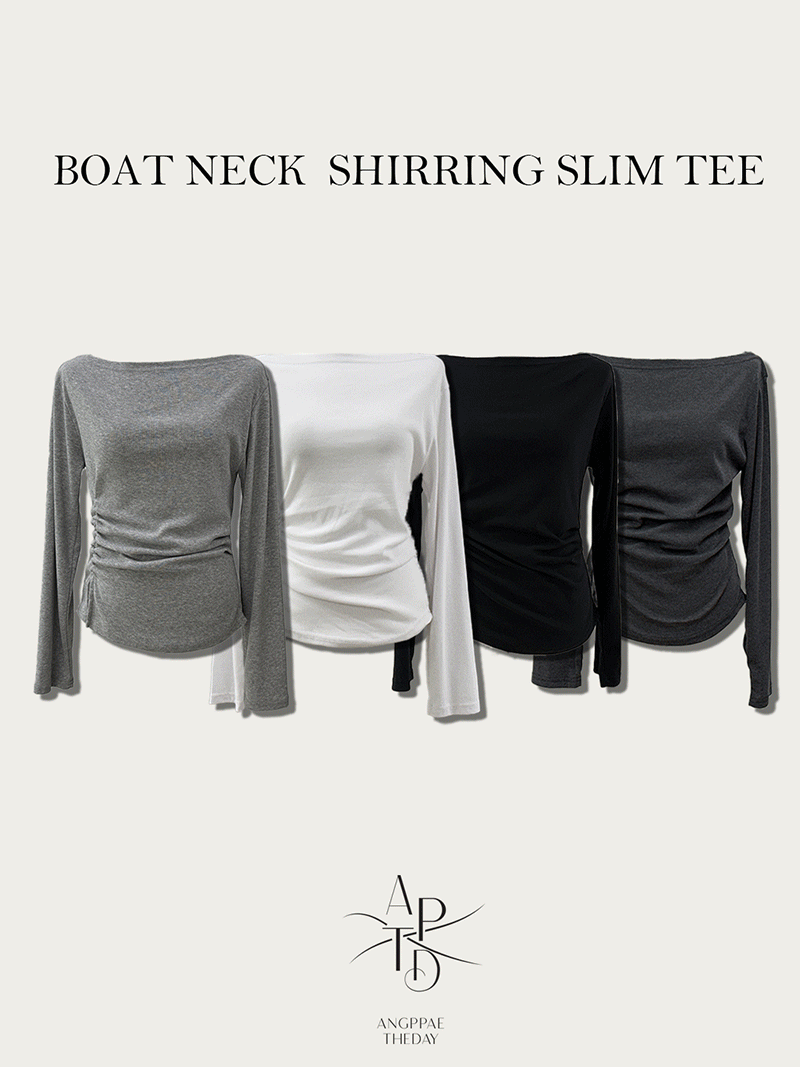 앙빼더데이 Made 038 [여리핏]입술넥 셔링 슬림 트임티 (4color/44-88)