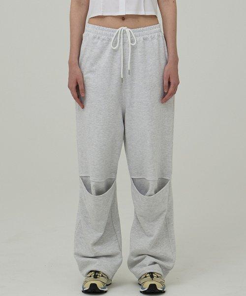 SLIT PANTS IN GREY(와이드 팬츠)