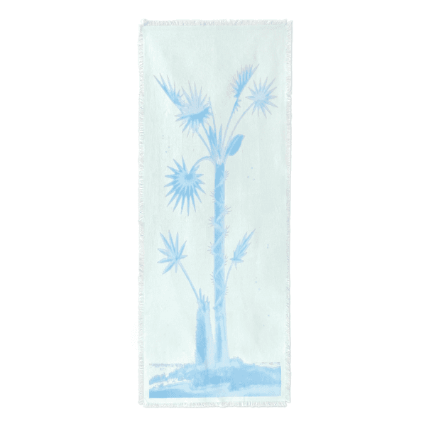 겨울 야자수 CRYSTAL PALM TREE FABRIC POSTER