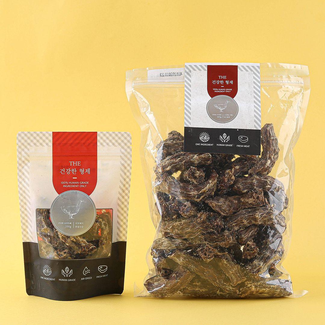 THE 건강한 형제 독 수제간식 오리목뼈 500g