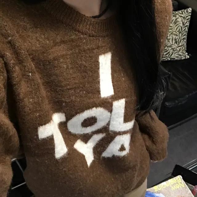 TOLD 브러쉬 니트 (4color)