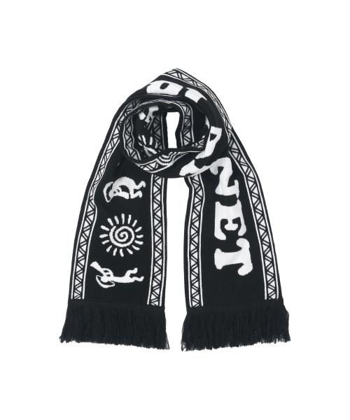 P.P.P. Jacquard Scarf - Black