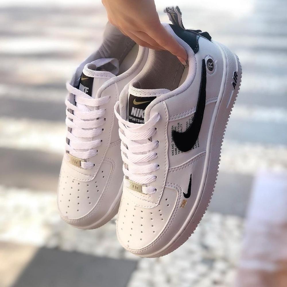 ⚫재입고⚪ 나이키 에어포스 1 로우 유틸리티 화이트 블랙 우먼스 AR1708-100 [빠른배송✈️]