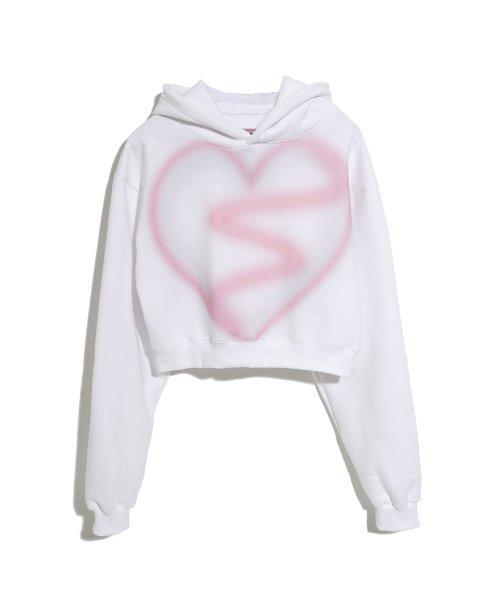 BROKEN HEART SPRAYED HOODIE