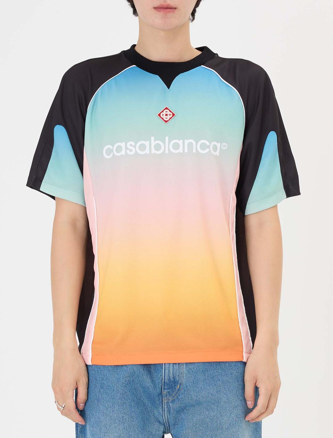 카사블랑카 맨즈 풋볼 셔츠 멀티 - empty