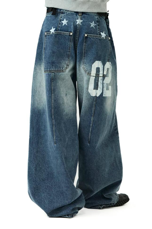 [유정 X 밈더] 유스 커브드 어웨이 팬츠_블루