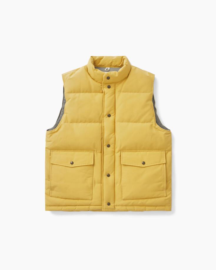 Trail down Vest Pale Yellow