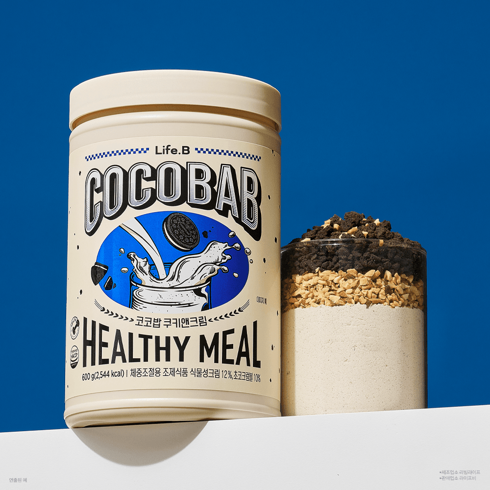 라이프비 코코밥 쿠키앤크림 대용량 600g COCOBAB