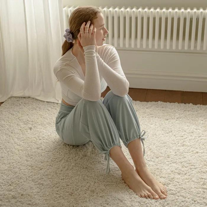 [10차] Surya String Pants - Mild Blue