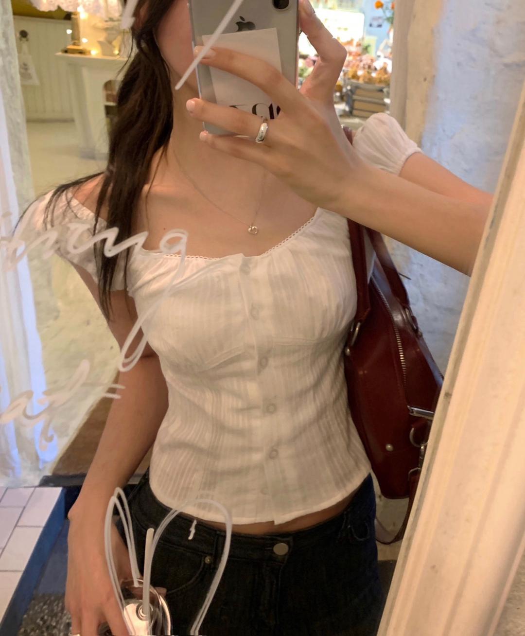[ONZE] Siena blouse (White)