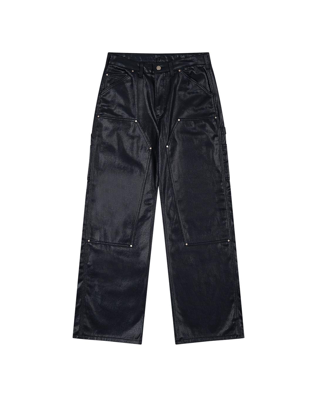 CARPENTER COATING WIDE PANTS, NAVY