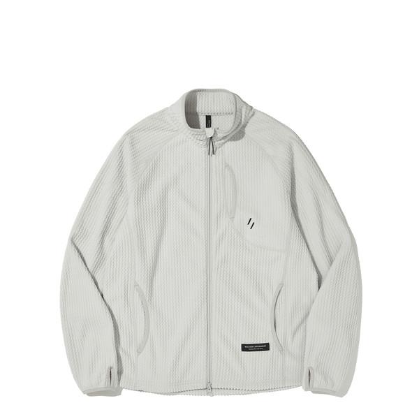 CALORA FLEECE FULL ZIP_WHITE