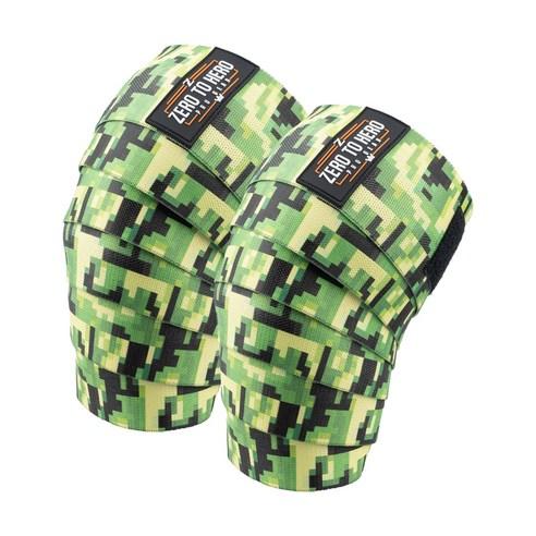 제로투히어로 Exclusive 헬스 카모 무릎보호대 Digital camo