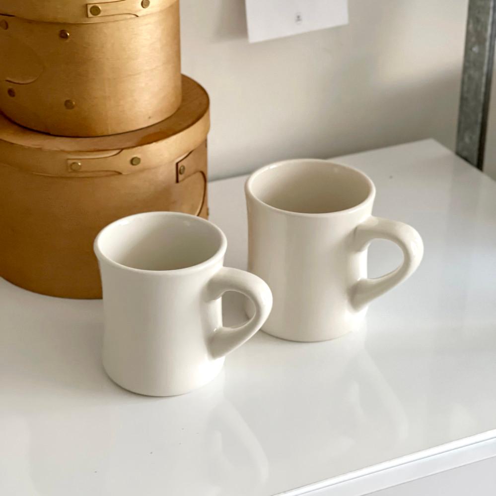 베이직 도톰 카페 머그컵 2size 320ml, 400ml