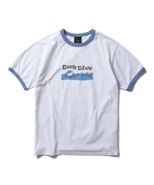 DUCK DIVE RINGER TEE (1% MELANGE)
