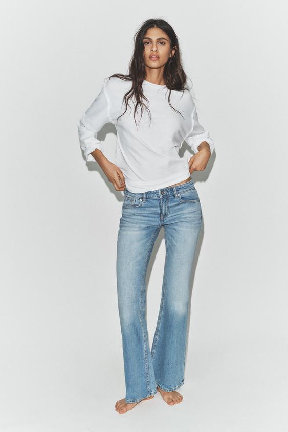 TRF BOOTCUT LOW-RISE JEANS